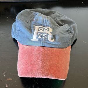 Vintage roots sporting goods leather strap ball cap